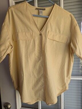 Silk Cotton Women's Shirt - M Studio Silk New York